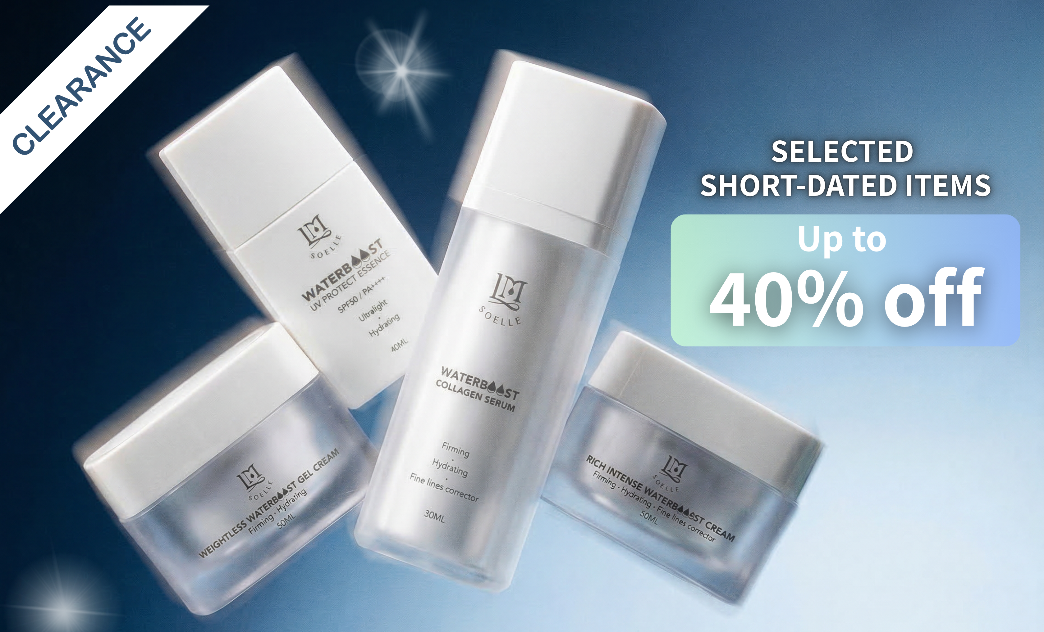 short dated stock clearance sale banner